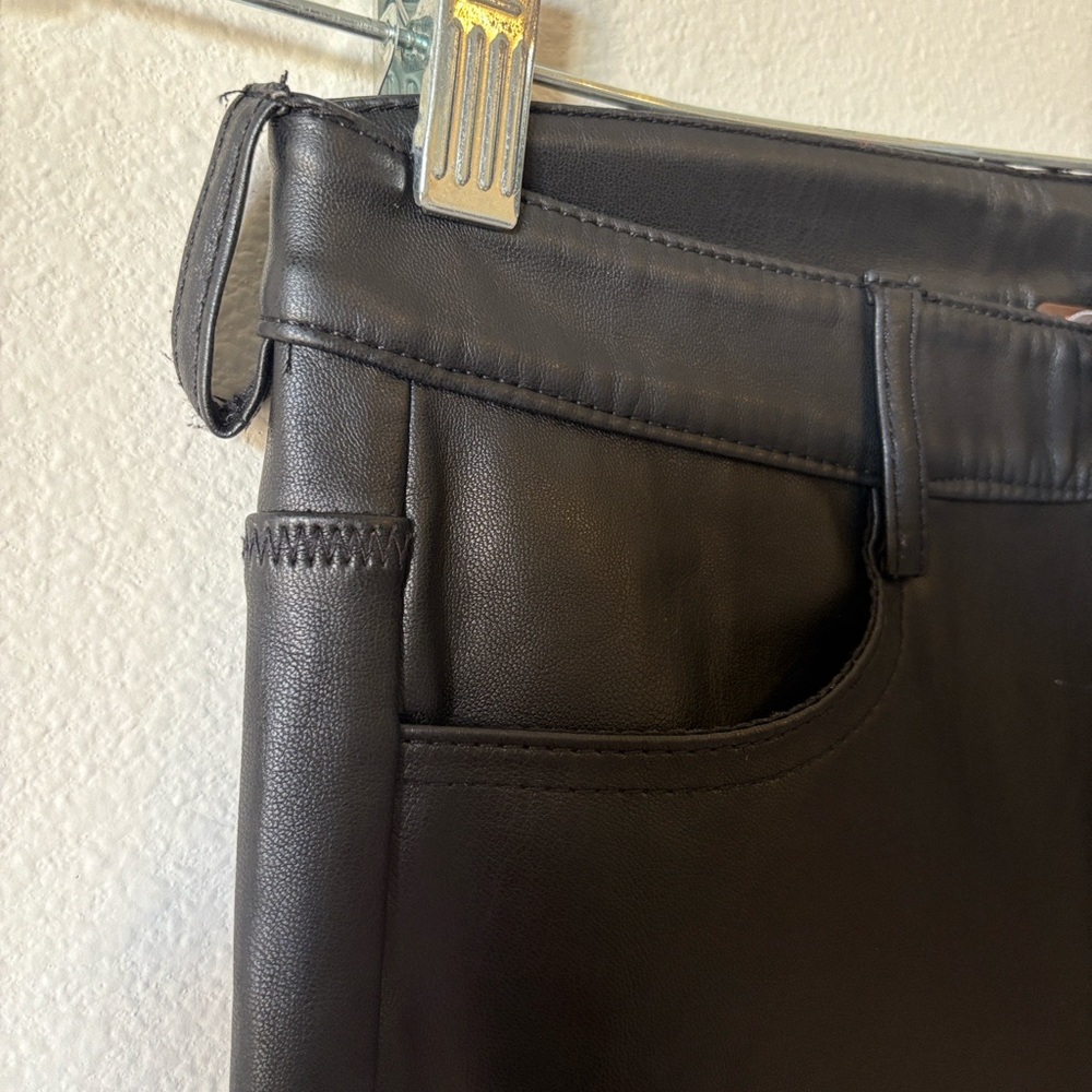 Free People Faux Leather Skinny Pants - Picture 14 of 16
